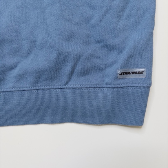 Disney Parks Star Wars Galaxy’s Edge Cropped Light Sweatshirt Women’s XL - Picture 8 of 10